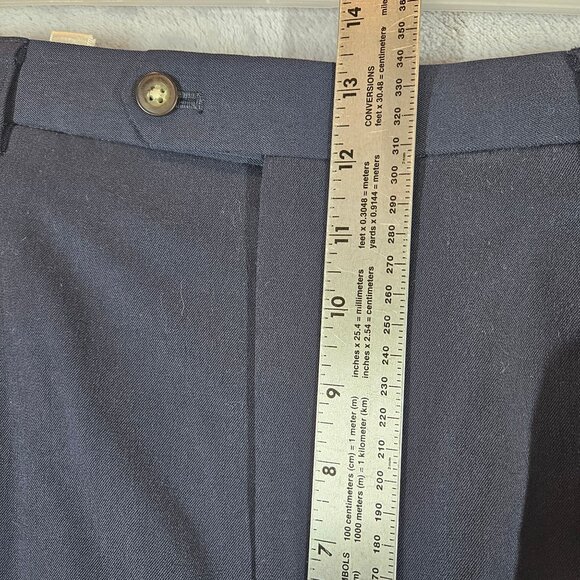 Cutter & Buck Navy Mens 40 Dress Shorts pleated classic vacation cruise casual - Picture 8 of 12